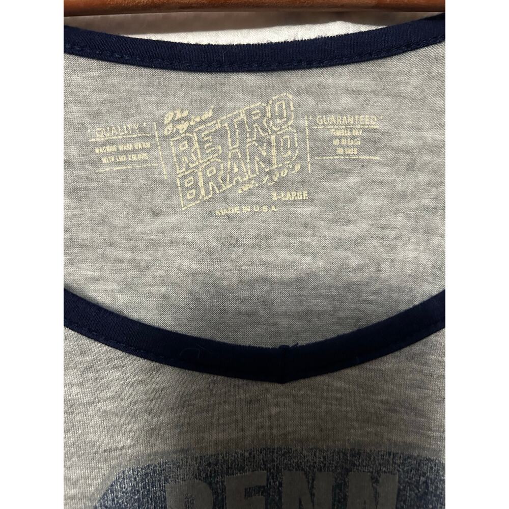 Penn State Nittany Lion Original Retro Brand‎ Gray Long Sleeve Raglan T Shirt XL - Picture 5 of 9